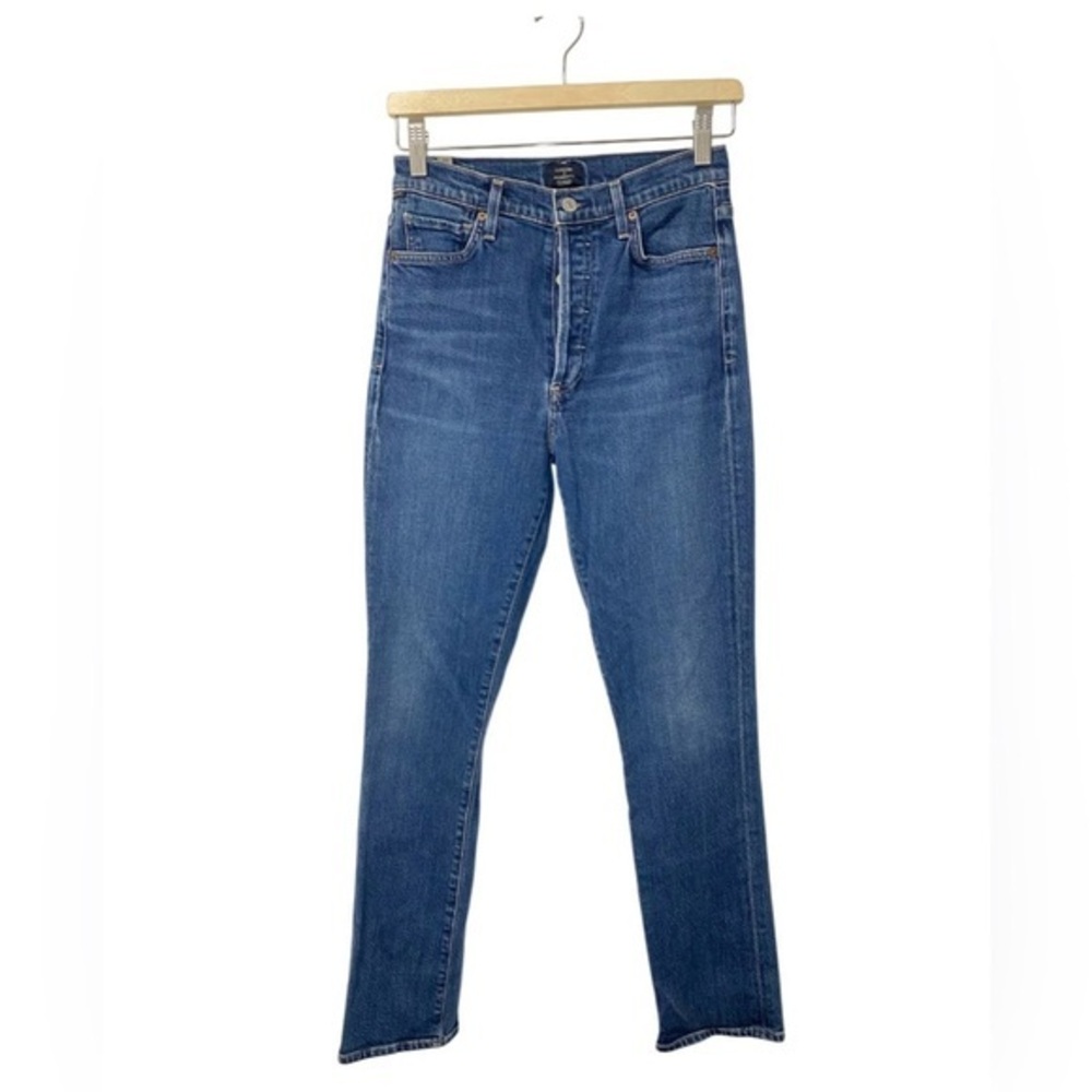 Citizens of Humanity High-Waisted Skinny Jeans Blue — Size 27